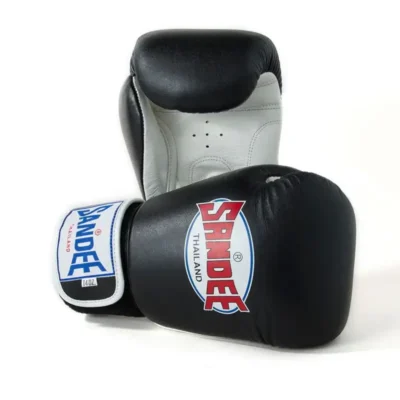 Sandee ABG1 Authentic 2 Tone Boxing Gloves-Black/White