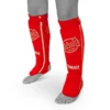Sandee Slip-on Competition Shinguards- Red/White -Fight Gloves Store CSCS2 REDWHI 1