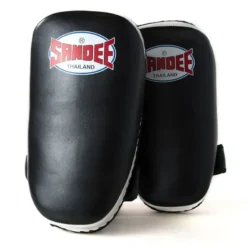 Sandee CTP1 Curved Thai Kick Pads- Black White 10 Sandee CTP1 Curved Thai Kick Pads- Black White -Fight Gloves Store CTP1 BLKWHI 4