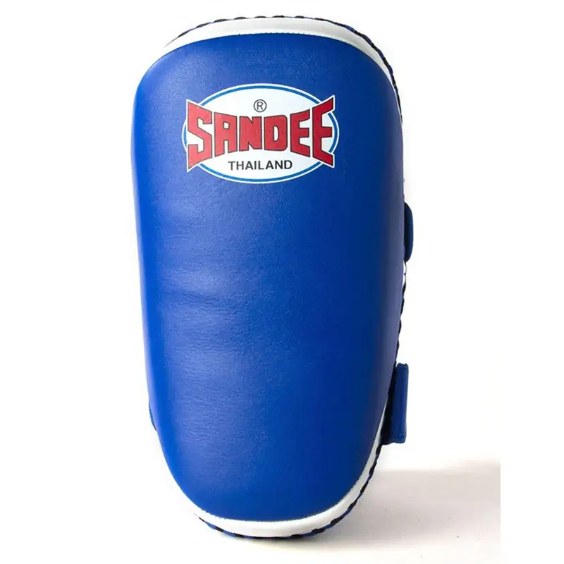 Sandee CTP1 Curved Thai Kick Pads- Blue White 4 Sandee CTP1 Curved Thai Kick Pads- Blue White - Image 2