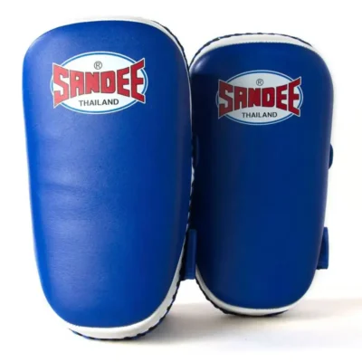 Sandee CTP1 Curved Thai Kick Pads- Blue White 10 Sandee CTP1 Curved Thai Kick Pads- Blue White -Fight Gloves Store CTP1 BLUWHI 4