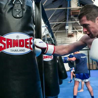 Sandee Full Leather Punch Bag- Black 9 Sandee Full Leather Punch Bag- Black -Fight Gloves Store FLPB1 BLK 5