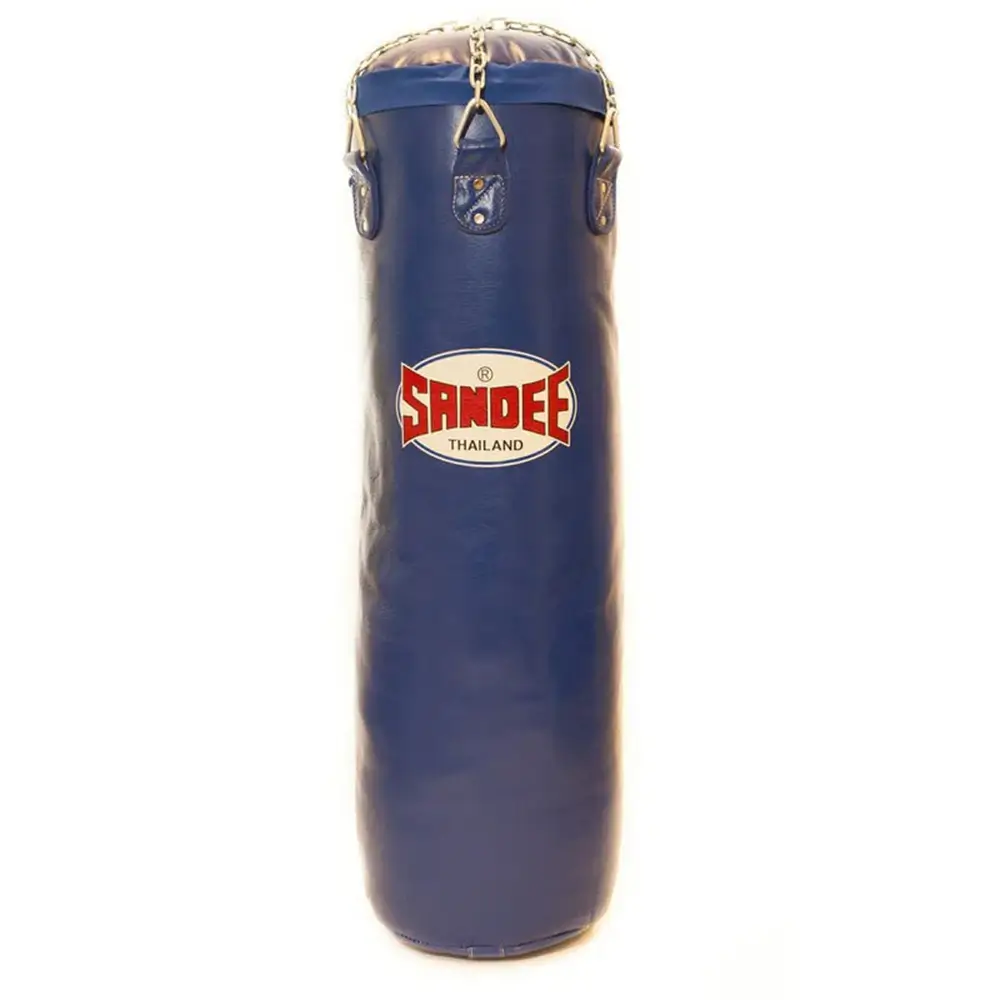 Sandee Full Leather Punch Bag- Blue 3 Sandee Full Leather Punch Bag- Blue