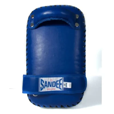 Sandee FTP2 Extra Thick Flat Thai Kick Pads- Blue White -Fight Gloves Store FTP2 BLUWHI 3