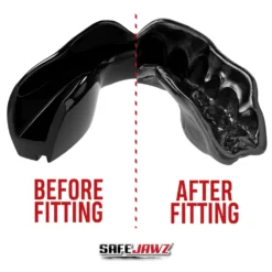 SafeJawz Intro Series Black Mouthguard -Fight Gloves Store Intro Black 4