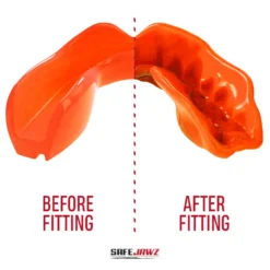 SafeJawz Intro Series Fluro Orange Mouthguard -Fight Gloves Store Intro Fluro Orange 3