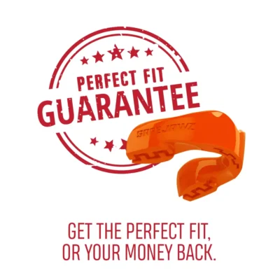 SafeJawz Intro Series Fluro Orange Mouthguard -Fight Gloves Store Intro Fluro Orange 5