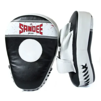 Sandee Sport Curved Focus Mitts- Black White