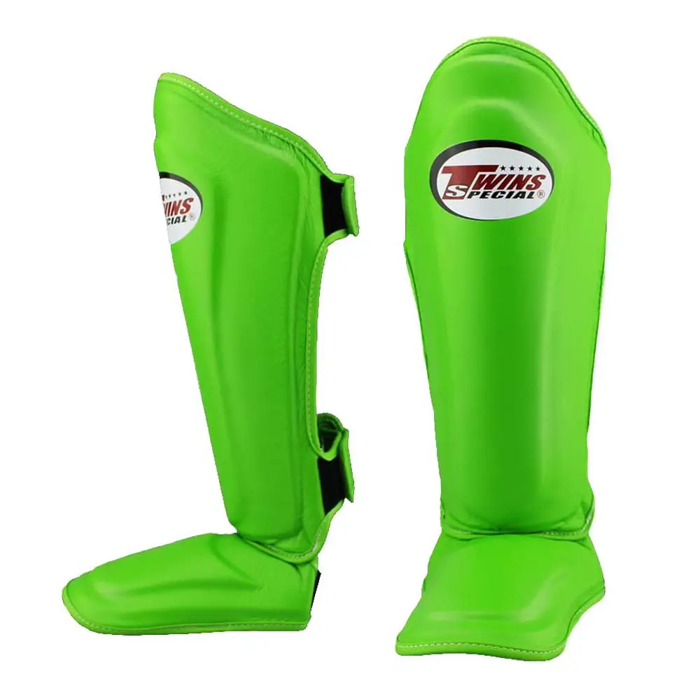 Twins SGL10 Green Double Padded Shin Guards 3 Twins SGL10 Green Double Padded Shin Guards