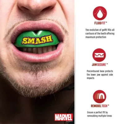 SafeJawz Marvel The Hulk Mouthguard 13 SafeJawz Marvel The Hulk Mouthguard -Fight Gloves Store SJ Hulk 5