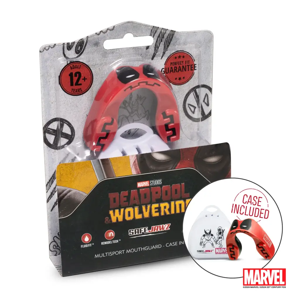 SafeJawz Marvel Deadpool Mouthguard Adult 4 SafeJawz Marvel Deadpool Mouthguard Adult - Image 2