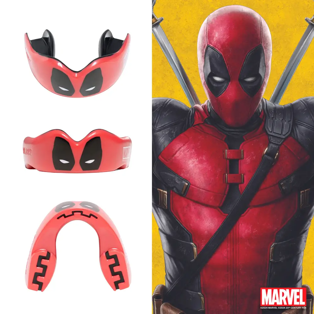 SafeJawz Marvel Deadpool Mouthguard Adult 5 SafeJawz Marvel Deadpool Mouthguard Adult - Image 3