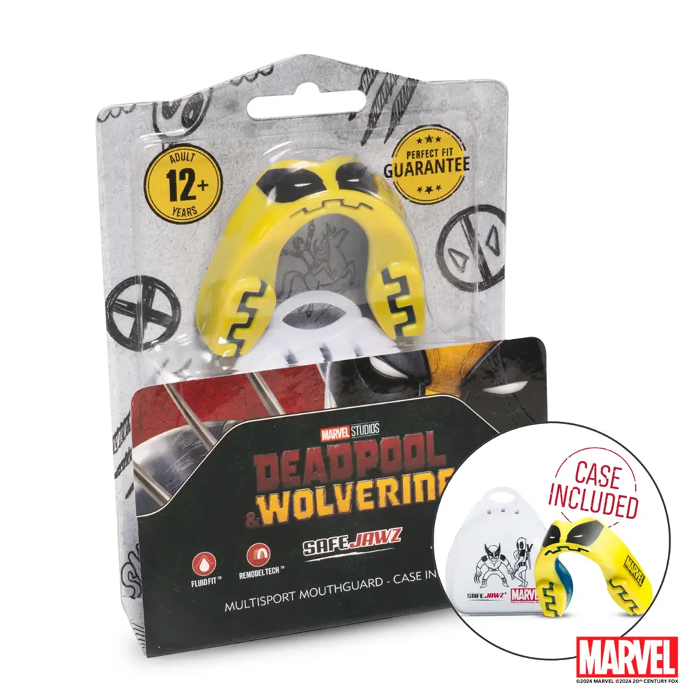 SafeJawz Marvel Wolverine Mouthguard Adult 4 SafeJawz Marvel Wolverine Mouthguard Adult - Image 2