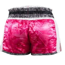 Sandee Muay Thai Shorts Supernatural Power – Pink -Fight Gloves Store TS3 SUPER PNKWHISILBLK 3