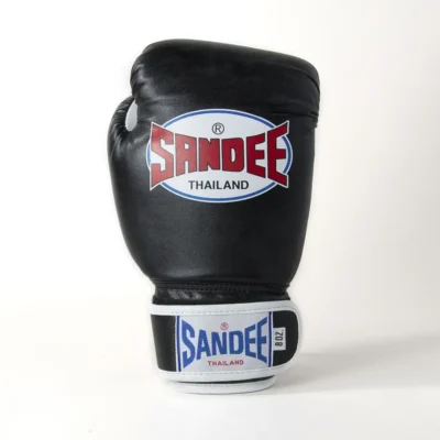 Sandee Authentic Black Muay Thai Gloves 8 Sandee Authentic Black Muay Thai Gloves -Fight Gloves Store abg2 bkwh 3