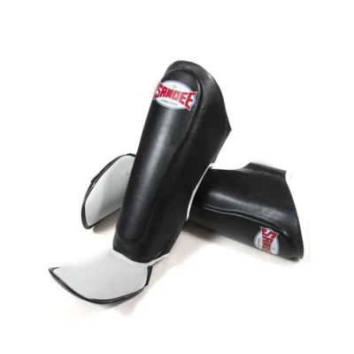 Sandee Authentic Black White Shin Guards