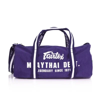 Fairtex BAG9 Retro Style Gym Bag-Purple -Fight Gloves Store bag9 purple 3