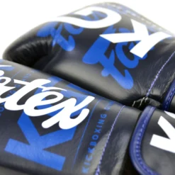 Fairtex X KGP Blue Muay Thai Gloves -Fight Gloves Store bgv kgp bu 5