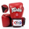 Fairtex BGV1-B Red Breathable Muay Thai Gloves -Fight Gloves Store bgv1 b rd 1