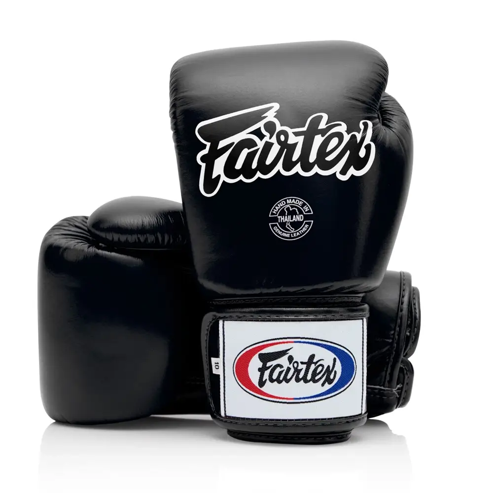 Fairtex BGV1 Black Muay Thai Gloves 3 Fairtex BGV1 Black Muay Thai Gloves