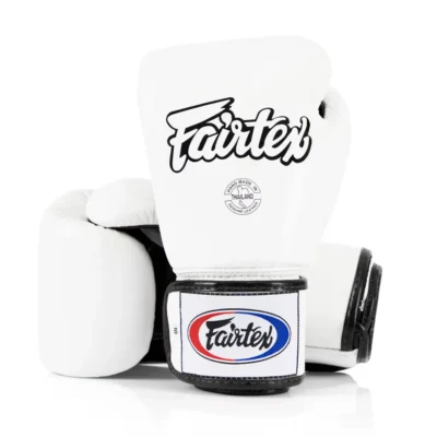 Fairtex BGV1 White Muay Thai Gloves