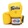 Fairtex BGV1-B Yellow Breathable Muay Thai Gloves -Fight Gloves Store bgv1 yellow 1