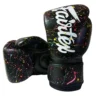 Fairtex BGV14 Painter Black Muay Thai Gloves -Fight Gloves Store bgv14 painter black