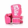 Fairtex BGV14 Pink White Microfibre Muay Thai Gloves 2 Fairtex BGV14 Pink White Microfibre Muay Thai Gloves -Fight Gloves Store bgv14 pk