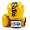 Fairtex BGV19 Gold Deluxe Tight-Fit Muay Thai Gloves
