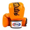 Fairtex BGV19 Orange Deluxe Tight-Fit Muay Thai Gloves 2 Fairtex BGV19 Orange Deluxe Tight-Fit Muay Thai Gloves -Fight Gloves Store bgv19 orange 1