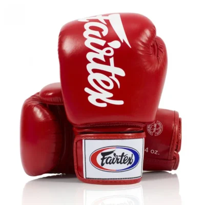 Fairtex BGV19 Red Deluxe Tight-Fit Muay Thai Gloves