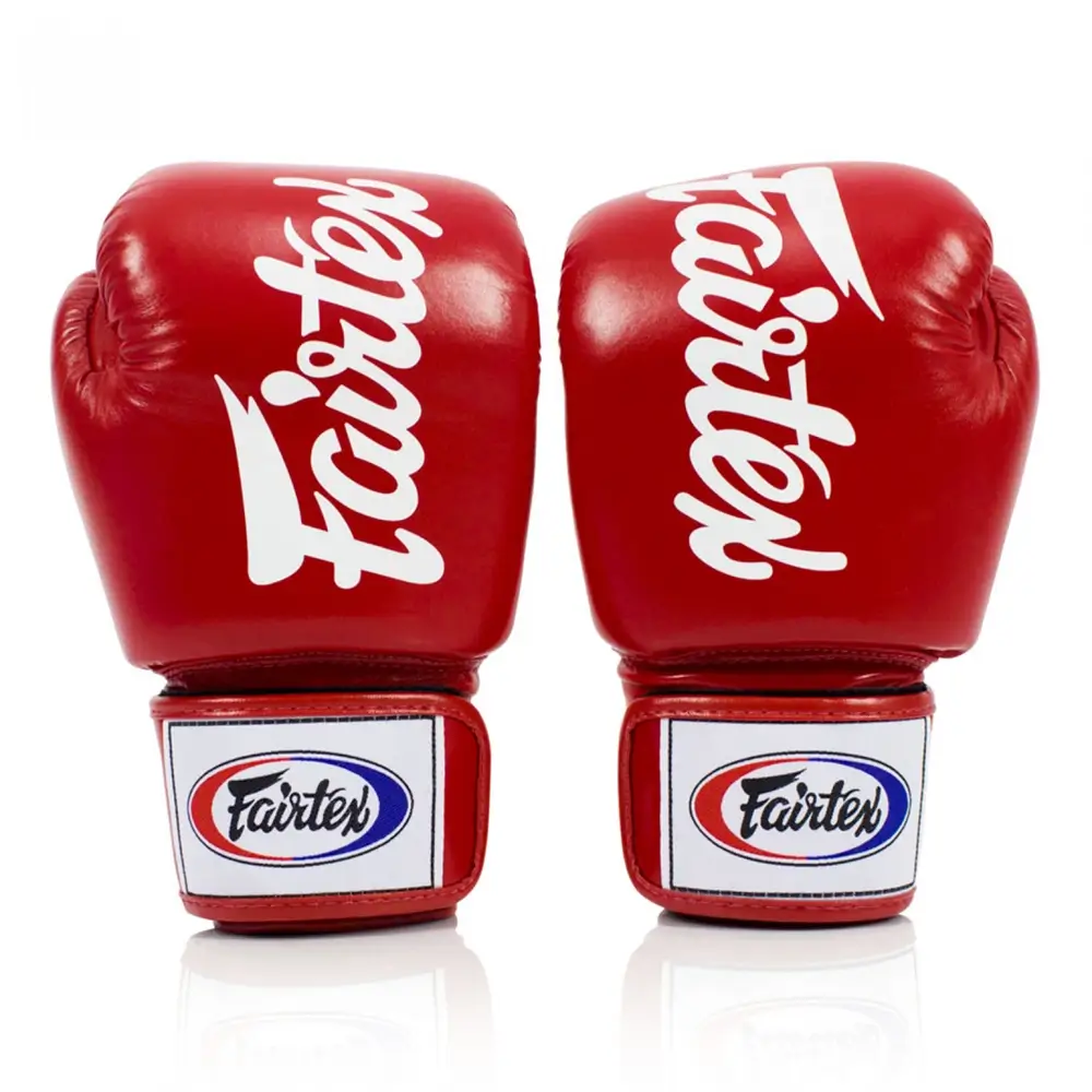 Fairtex BGV19 Red Deluxe Tight-Fit Muay Thai Gloves 4 Fairtex BGV19 Red Deluxe Tight-Fit Muay Thai Gloves - Image 2