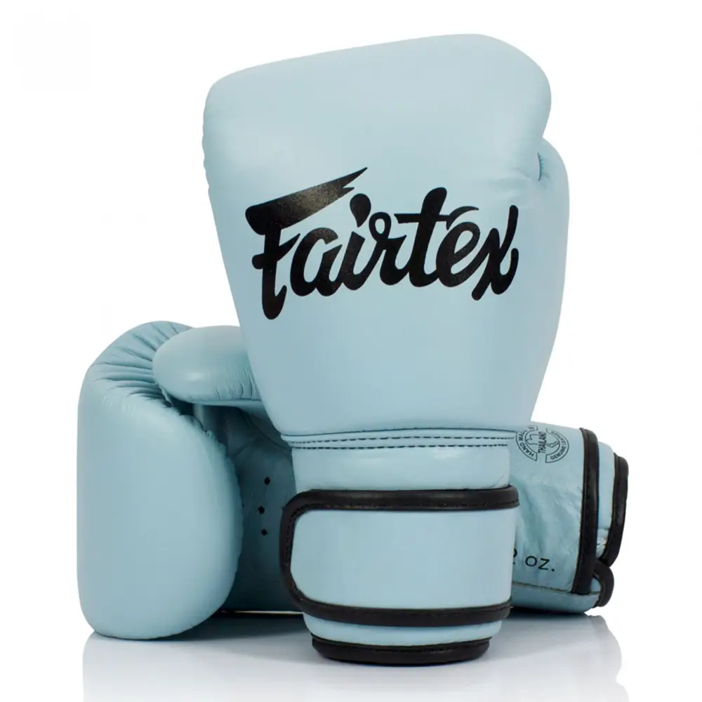 Fairtex BGV20 Pastel Blue Muay Thai Gloves 3 Fairtex BGV20 Pastel Blue Muay Thai Gloves