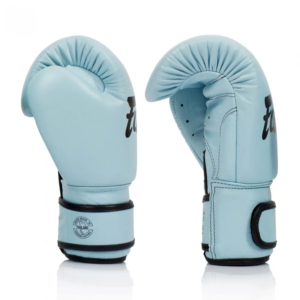 Fairtex BGV20 Pastel Blue Muay Thai Gloves 5 Fairtex BGV20 Pastel Blue Muay Thai Gloves - Image 3