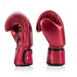 Fairtex BGV22 Metallic Red Muay Thai Gloves -Fight Gloves Store bgv22 red 3 0 1