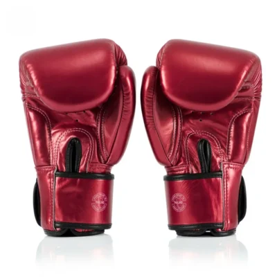 Fairtex BGV22 Metallic Red Muay Thai Gloves -Fight Gloves Store bgv22 red 4 0 1