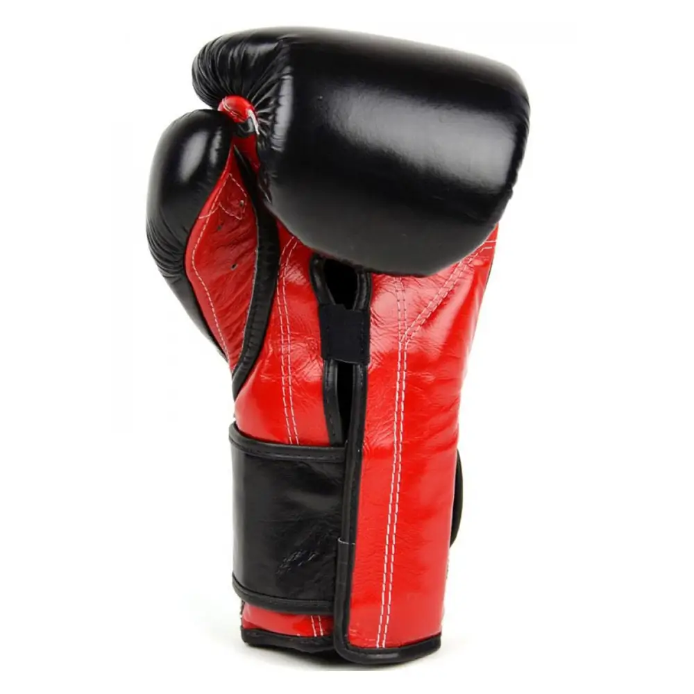Fairtex BGV9 Black Red Mexican Style Muay Thai Gloves 5 Fairtex BGV9 Black Red Mexican Style Muay Thai Gloves - Image 3