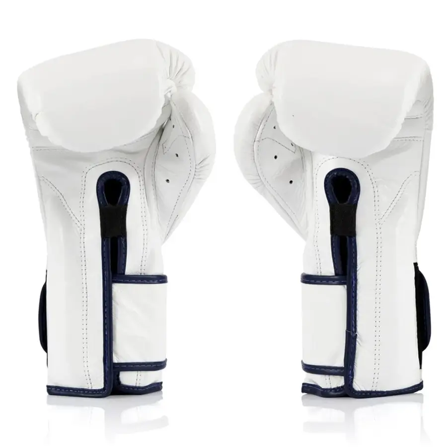 Fairtex BGV9 White Mexican Style Muay Thai Gloves 6 Fairtex BGV9 White Mexican Style Muay Thai Gloves - Image 4