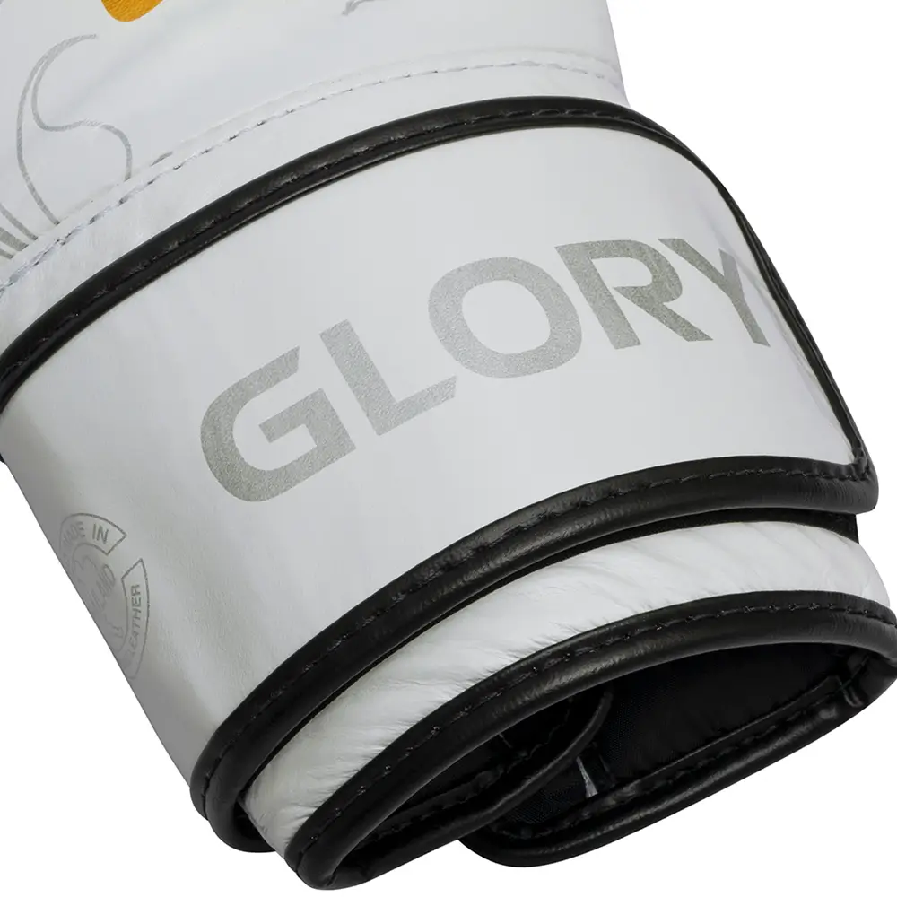 Fairtex X Glory BGVG3 White Kickboxing Gloves 6 Fairtex X Glory BGVG3 White Kickboxing Gloves - Image 4