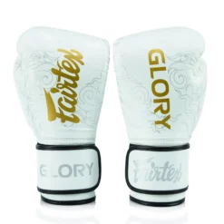 Fairtex X Glory BGVG3 White Kickboxing Gloves 15 Fairtex X Glory BGVG3 White Kickboxing Gloves -Fight Gloves Store bgvg3 white 2