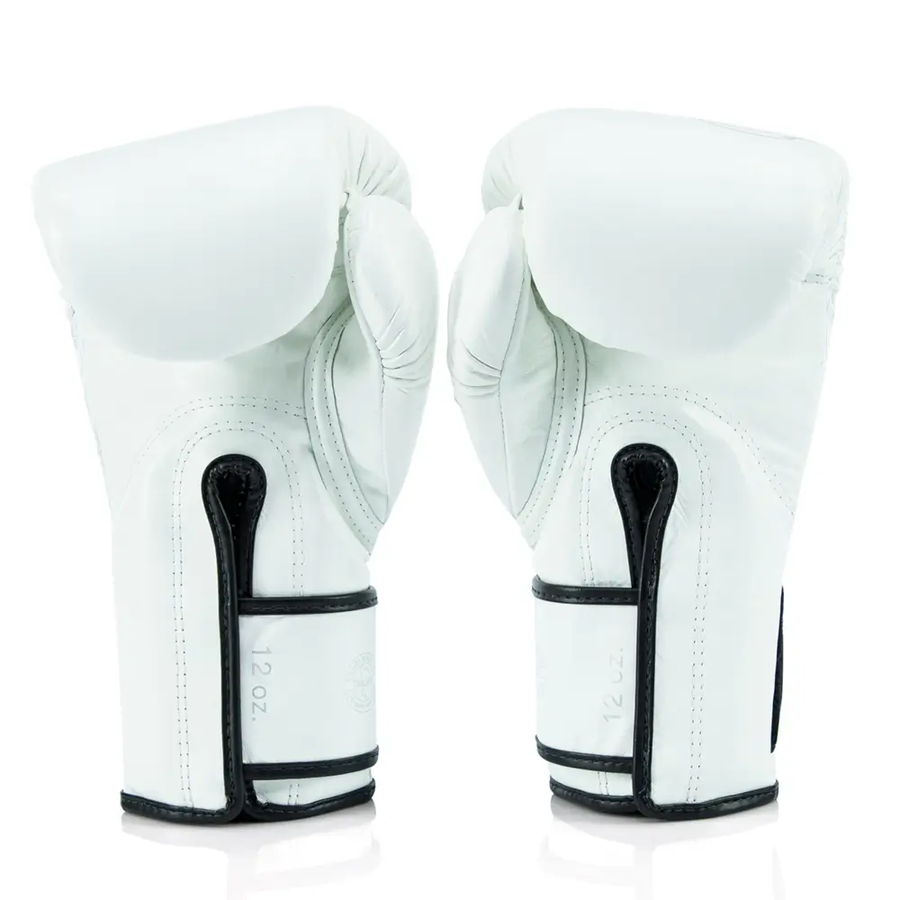 Fairtex X Glory BGVG3 White Kickboxing Gloves 10 Fairtex X Glory BGVG3 White Kickboxing Gloves - Image 8