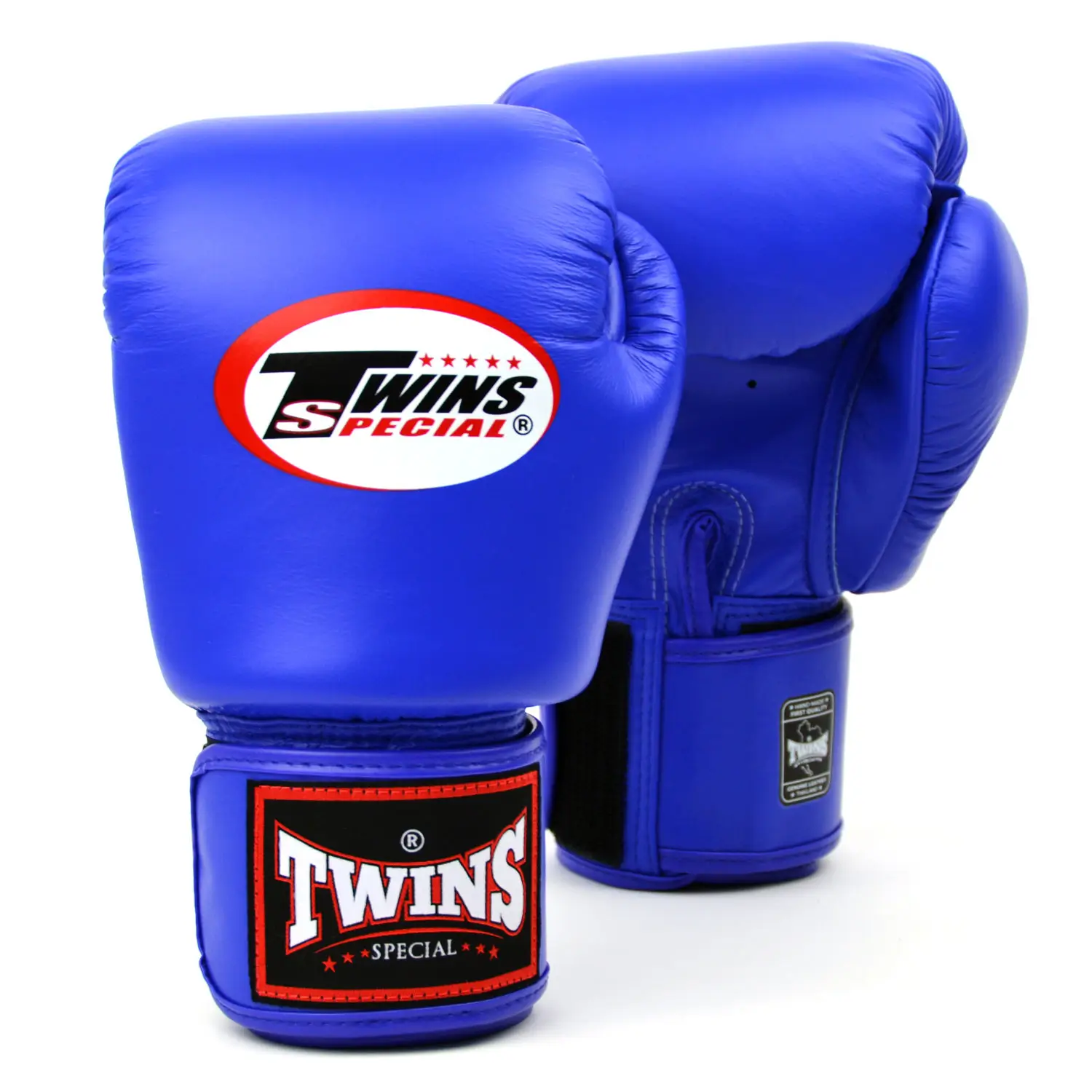 Twins BGVL3 Blue Velcro Muay Thai Gloves 3 Twins BGVL3 Blue Velcro Muay Thai Gloves