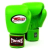 Twins BGVL3 Green Velcro Muay Thai Gloves -Fight Gloves Store bgvl3 green 0 1