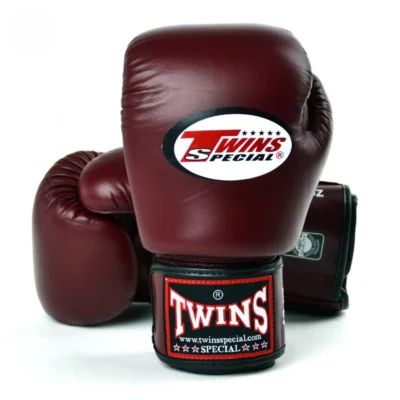 Twins BGVL3 Maroon Velcro Muay Thai Gloves