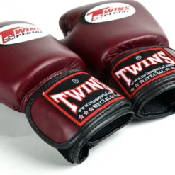 Twins BGVL3 Maroon Velcro Muay Thai Gloves -Fight Gloves Store bgvl3 maroon 4 0 1
