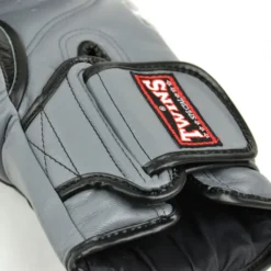 Twins BGVL6 Grey Black Muay Thai Gloves -Fight Gloves Store bgvl6 black grey 4