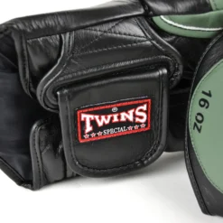 Twins BGVL6 Black Olive Muay Thai Gloves -Fight Gloves Store bgvl6 black olive green 4