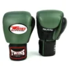 Twins BGVLA2-2T Air Flow Olive Black White Muay Thai Gloves -Fight Gloves Store bgvla2 2t olive black white 1