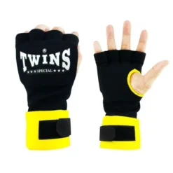 Twins CH7 Black Yellow Quick Hand Wraps
