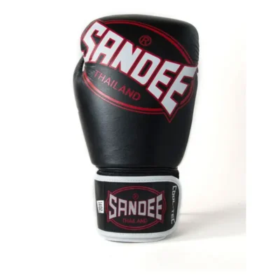 Sandee Cool-Tec 3 Tone Black White Red Muay Thai Gloves 8 Sandee Cool-Tec 3 Tone Black White Red Muay Thai Gloves -Fight Gloves Store ctbg1 blkwhired 3